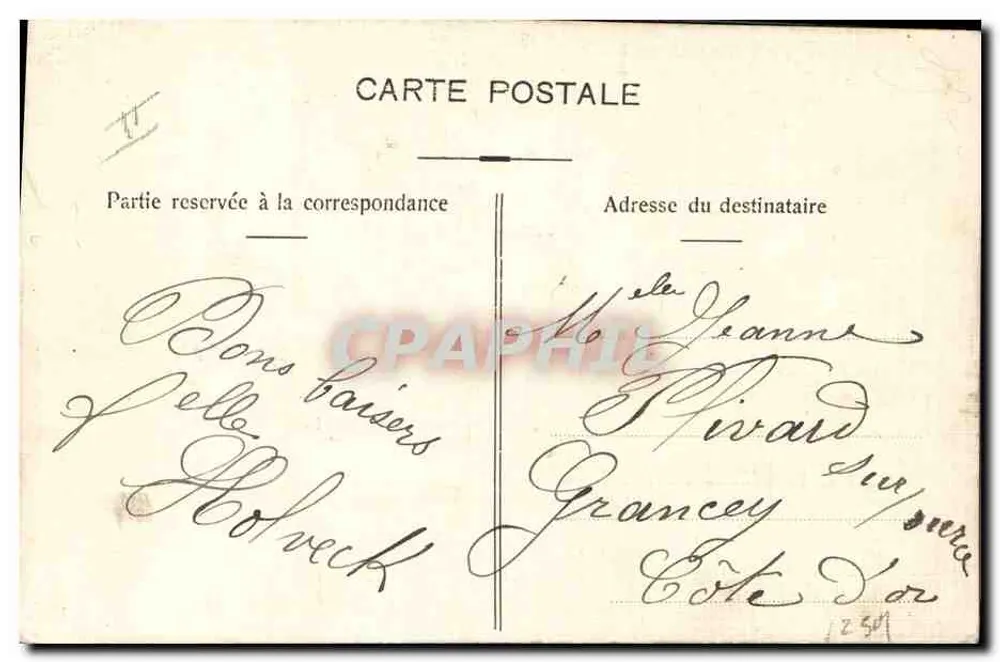 Boné com flores — mensagem de felicitações para uma futura noiva — editor não visível - Verso
