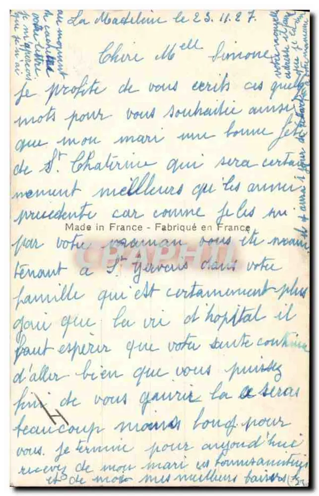 Viva Santa Catarina — paisagem invernal com casa nevada — Léó, n°921 - Verso