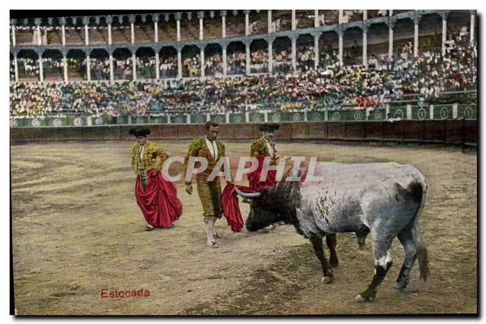Estocada — espetáculo de touro — editor anônimo, n° 3270 - Frente