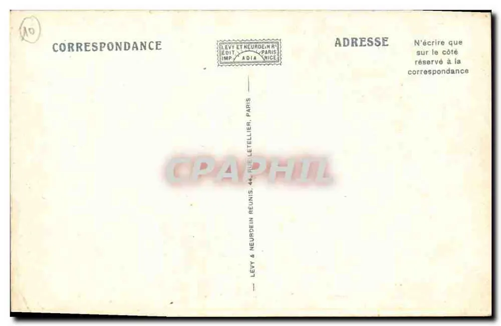 Corridas de touros — Antes da estocada — LL — Editor Levy & Neurdein, Paris - Verso