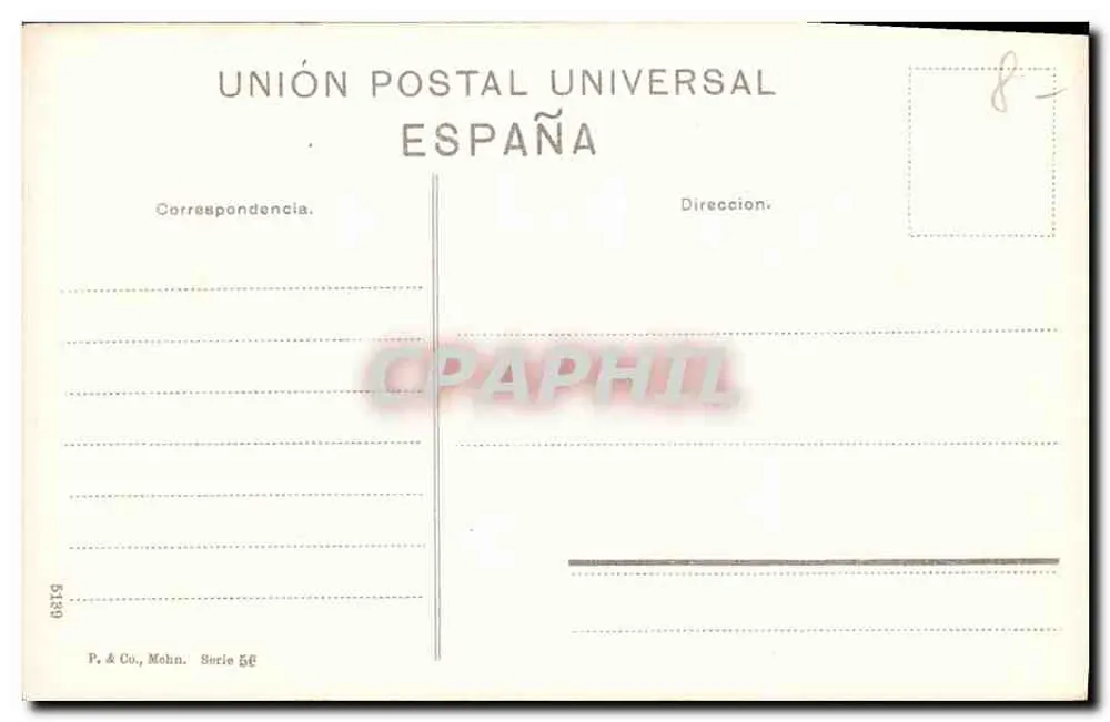 Suerte de vara y Bombita al quíte — P. & Co., Mohn. Serie 5€ - Rückseite