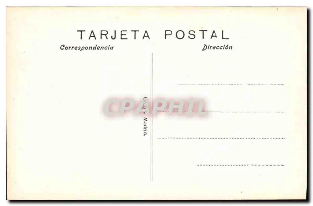 Passando de Muleta — Ein Schmuckstück — Gráficas Madrid - Rückseite