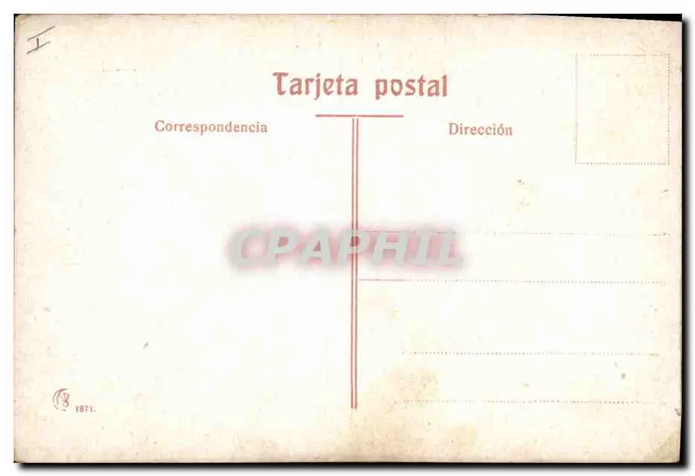 Un Quite — scène de corrida avec torero et taureau — éditeur 'Un Quite' - Verso