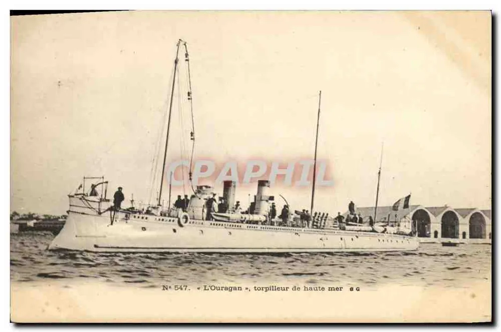 Der Hurrikan — Ozean-Torpedoboot — Nr. 547 - Vorderseite
