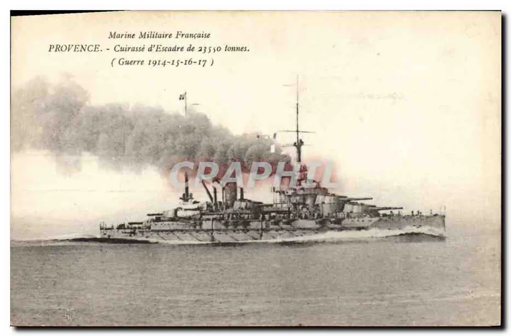Kreuzer Provence — Französische Marine — Verlag: Établissements d’Impressions Phototypiques Marins Rap - Toulon - Vorderseite