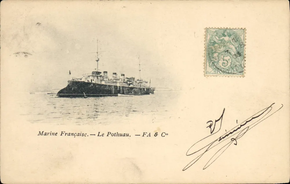 Marinha Francesa — Le Pothuau — FA & Cie - Frente