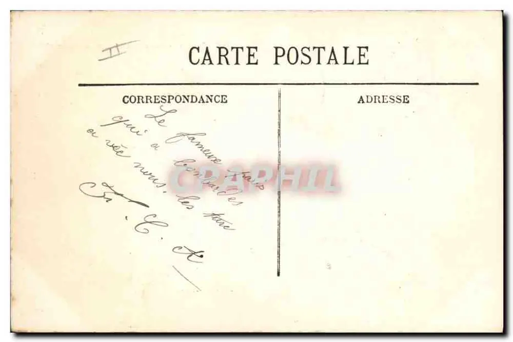 Panzerkreuzer Paris — Französische Marine — Nr. 576 - Rückseite