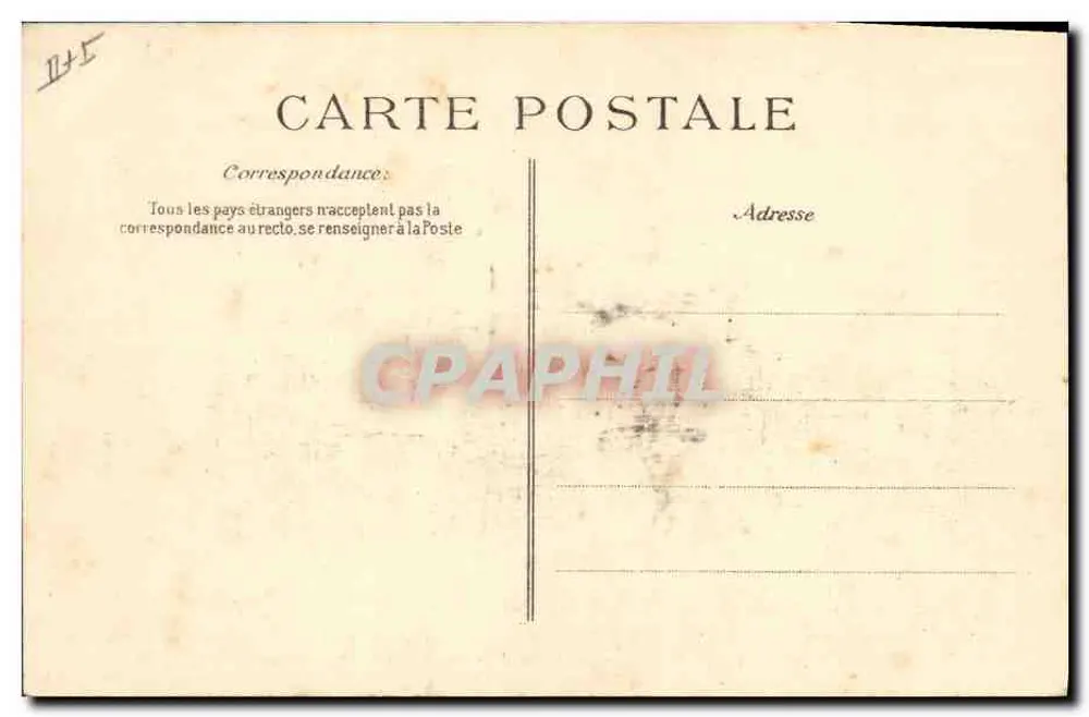 National Navy — "Paris", Flottenpanzerkreuzer Dreadnought — Verlag ELD - Rückseite