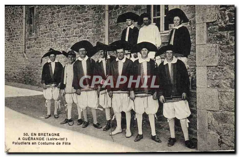 Paludiers im Festkleid — In Guérande (Loire-Inf) — F. Chapeau, Verlag Nantes - Vorderseite