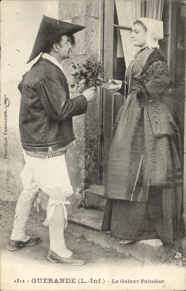 Guérande (L.-Inf.) — O Galante Paludier — Fototipia Vassellier, n°1512 - Frente