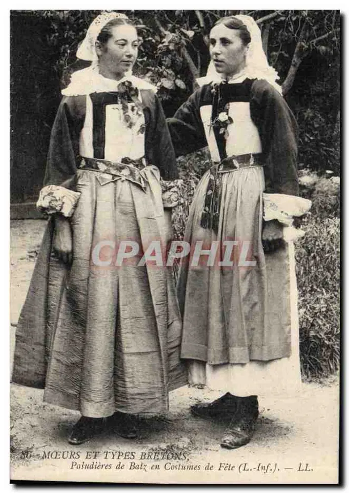 Zwei Paludières von Balz in Festkleidung — LL. (L.-Inf.) - Vorderseite