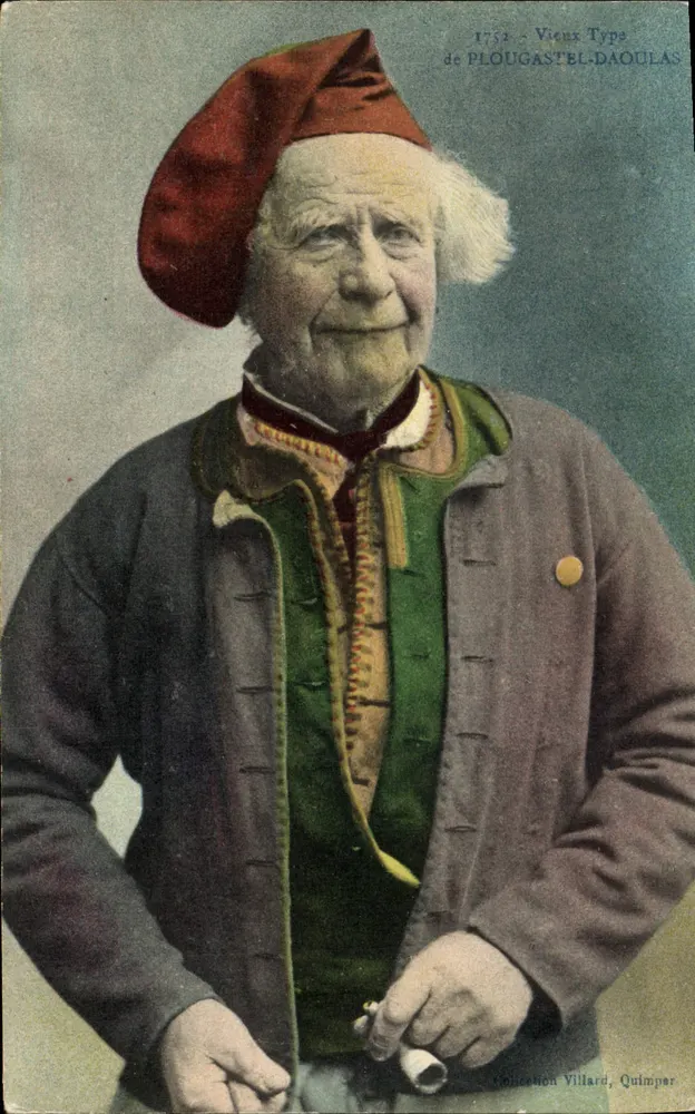 Velho Tipo de Plougaecel-Daoulas — Coleção Villard, Quimper — n° 1752 - Frente
