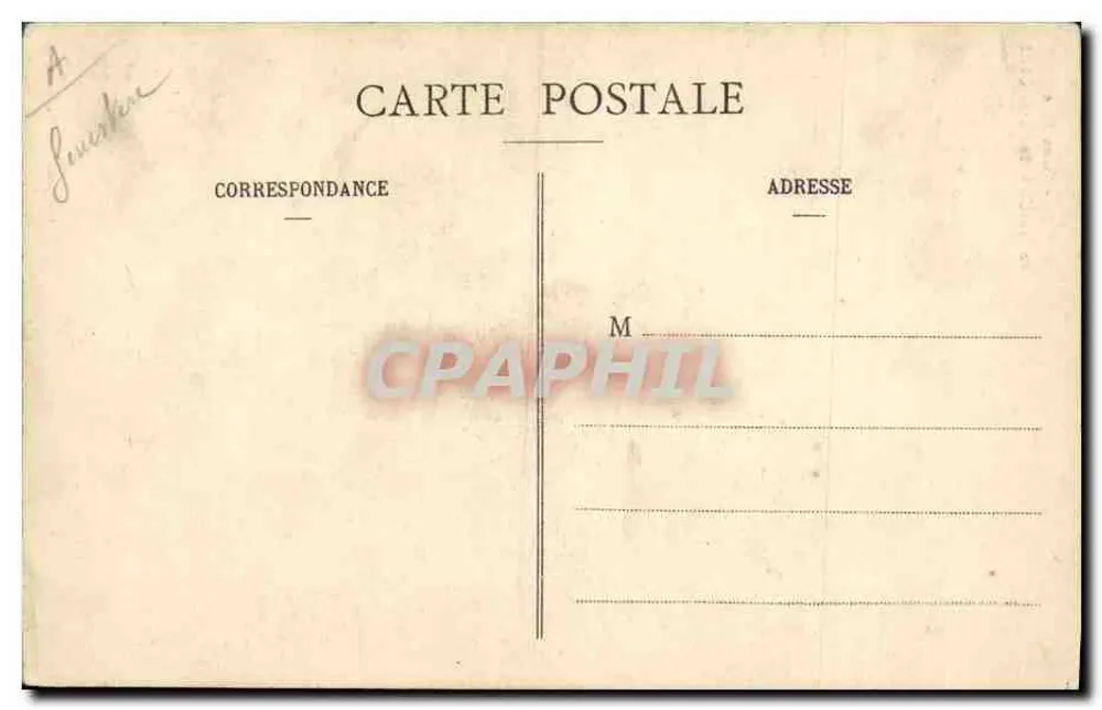 Velho Tipo de Plougaecel-Daoulas — Coleção Villard, Quimper — n° 1752 - Verso