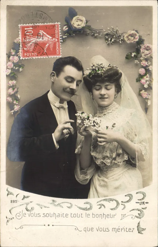 Neues Paar — Hochzeit — Verleger JK, n°289 - Vorderseite
