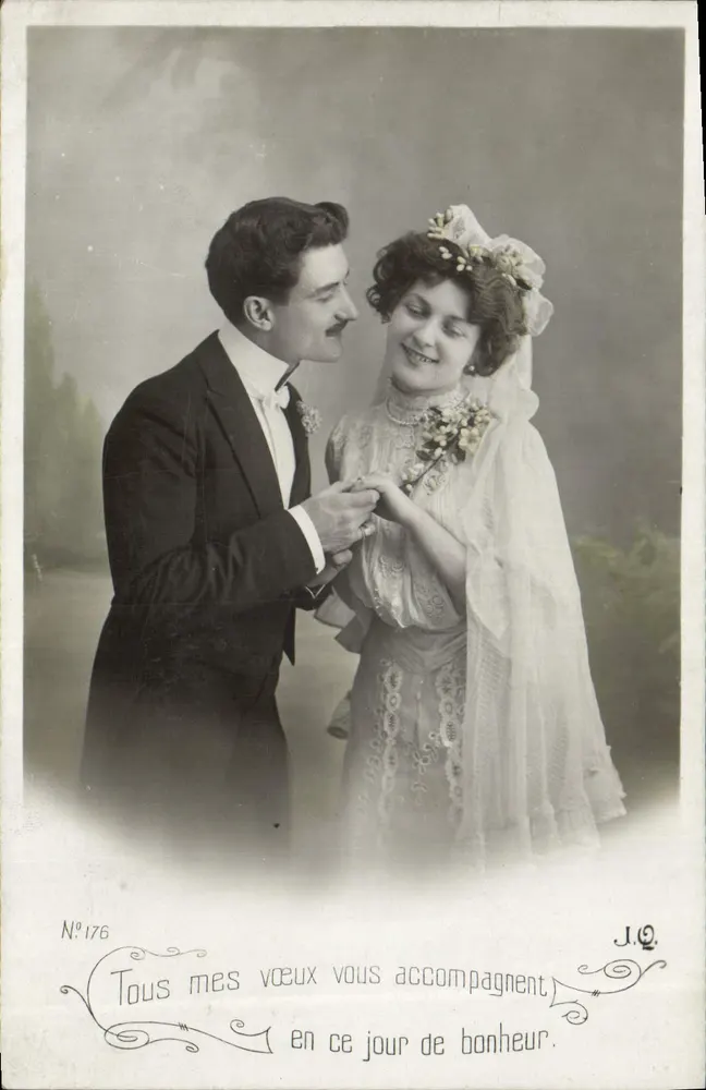Neues Paar — Hochzeit — J.Q. N°176 - Vorderseite
