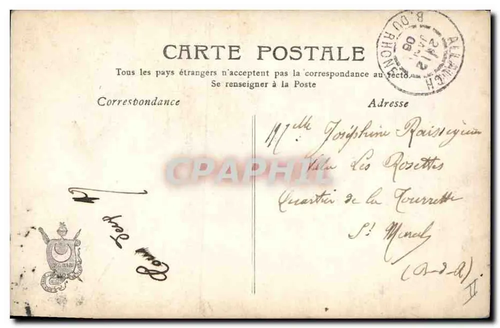 Neues Paar — Hochzeit — Verlag Paris 3, Nr. 3.087 - Rückseite