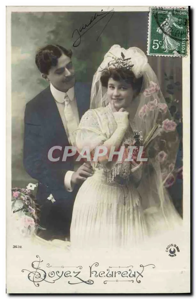 Neues Paar — Hochzeit — Verlag Choiseul, n° 3632 - Vorderseite