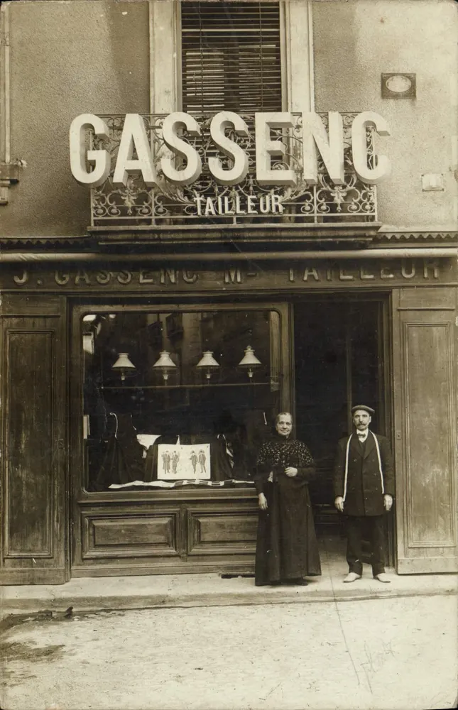 J. GASSSENC — Szewc — Paryż - Awers