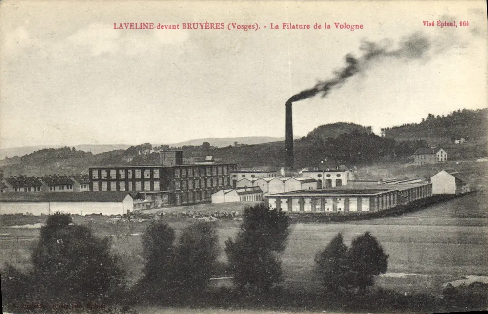 Laveline-devant-Bruyères (Vosges) — Die Vologne-Mühle — Visé Épinal, 166 - Vorderseite