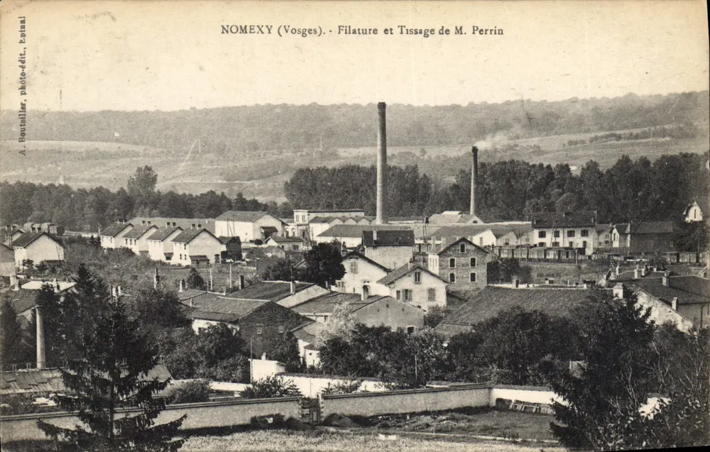 NOMEXY (Vosges) — Spinn- und Weberei von Herrn Perrin — A. Routailler, Epinal - Vorderseite