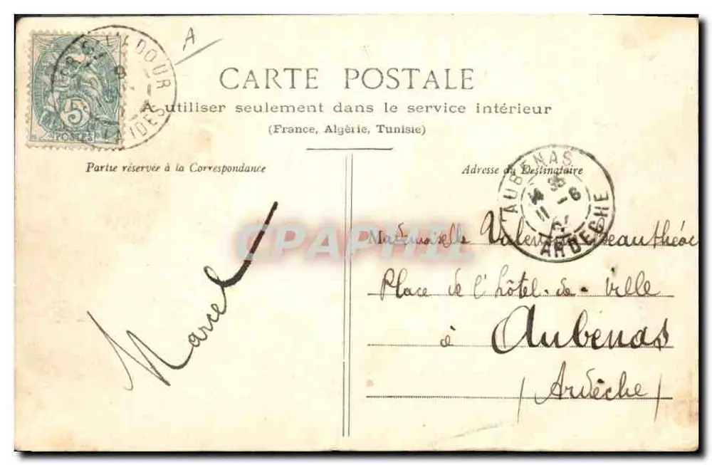 Am Waschplatz — junge Landaises — F. Bernède, phot., Arjuzaux (Landes) - Rückseite
