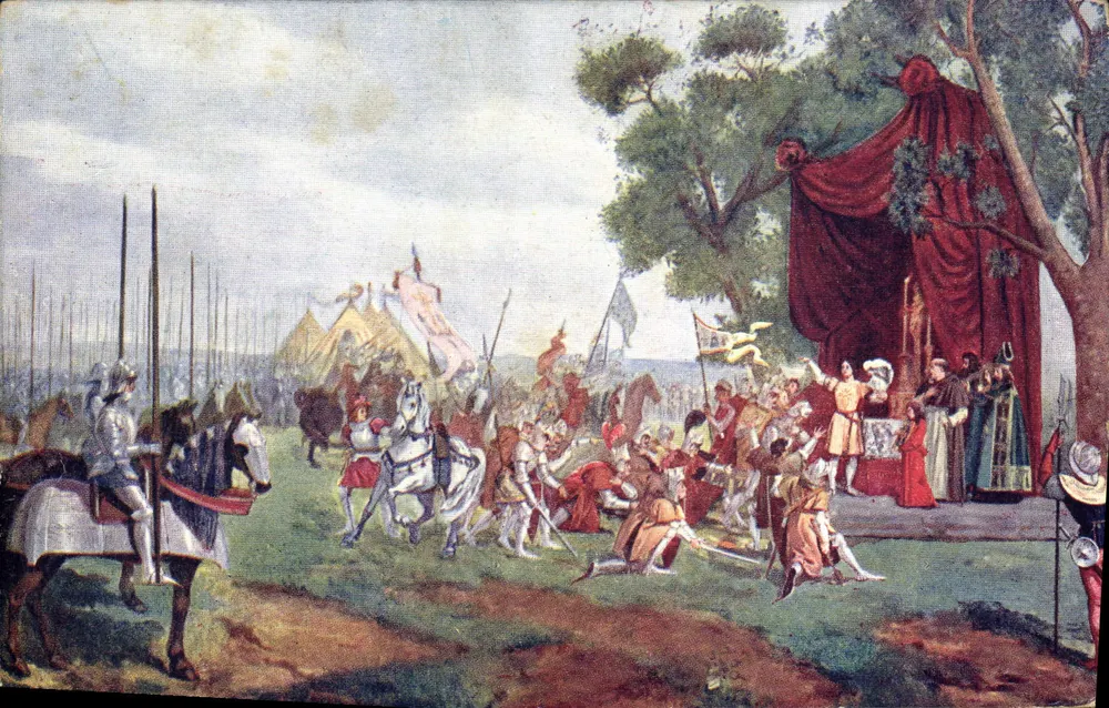 Patay — Messe nach der Sieg — IMP. MOULLOT - MARSEILLE - Vorderseite
