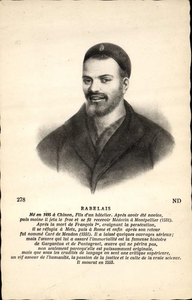 Rabelais — Biografia i dzieła - Awers
