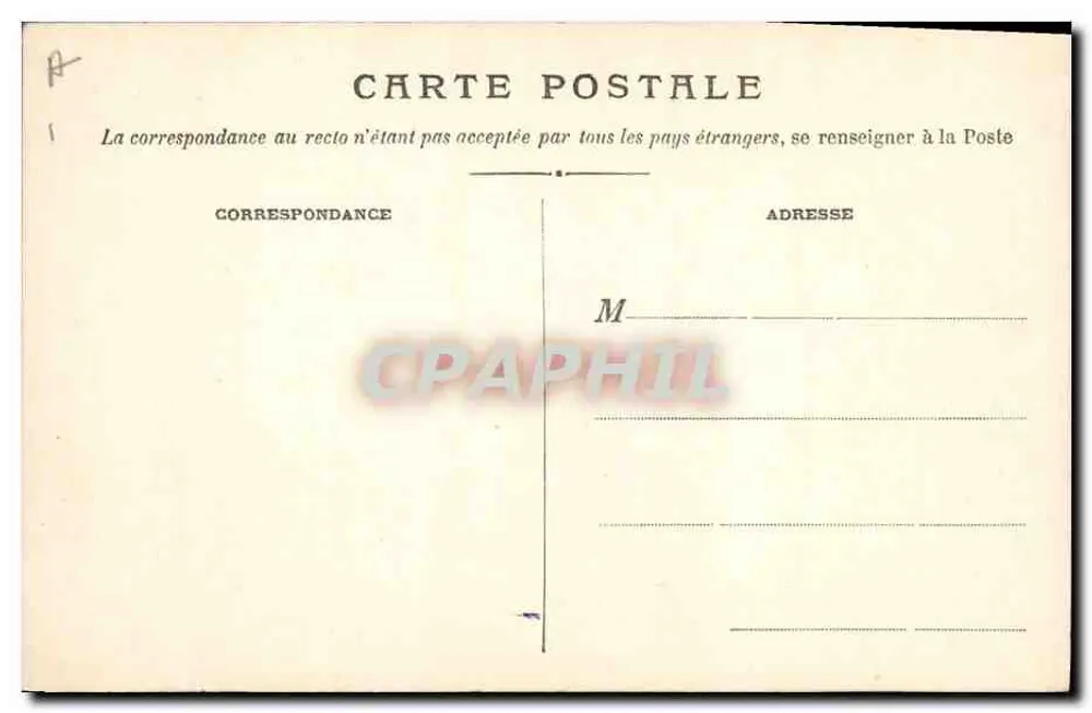 Viva Santa Caterina — pubblicità per mazzo di fiori e cappello — editore F.A. n° 8 - Verso