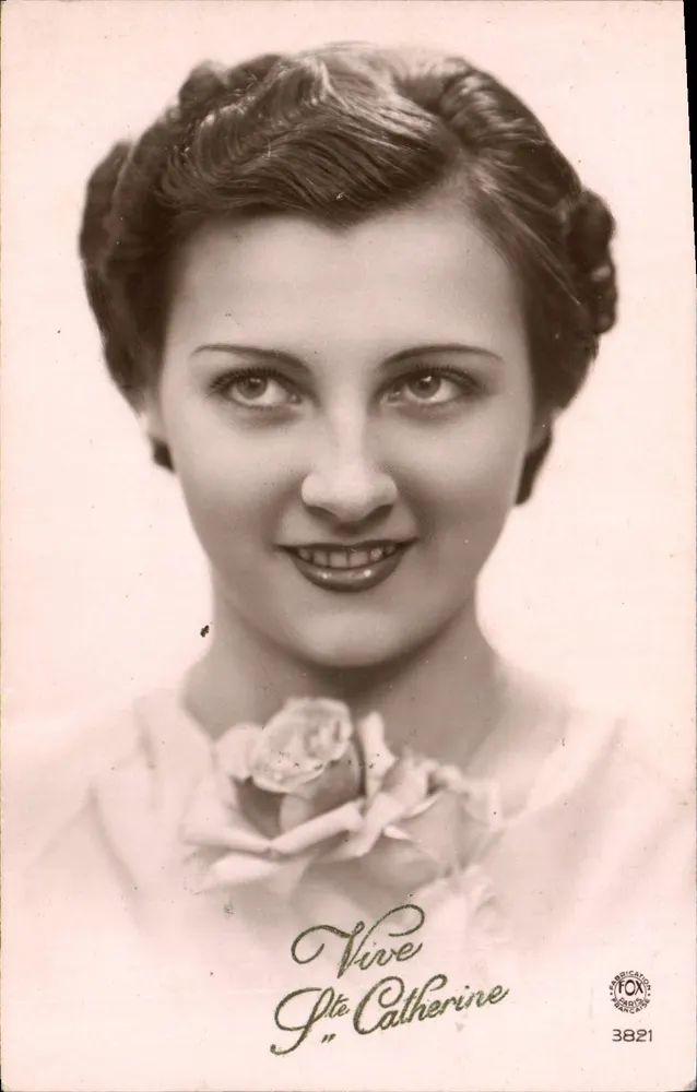 Retrato de jovem mulher — 'Viva Gte Catherine' — FOX 3821 - Frente