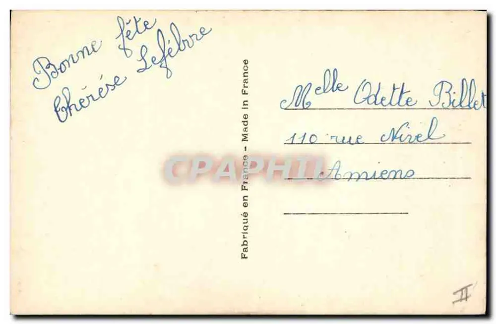Amor — Sainte-Catherine — ARS 7448 - Verso