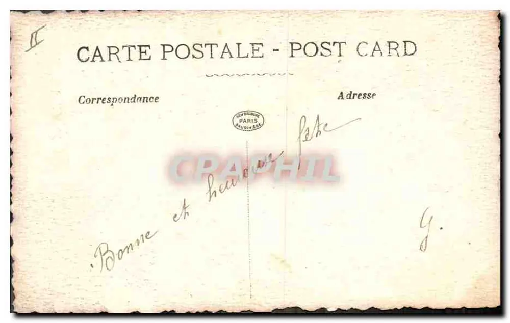 Sainte-Catherine — Glückwünsche — La Sénède 658 - Rückseite