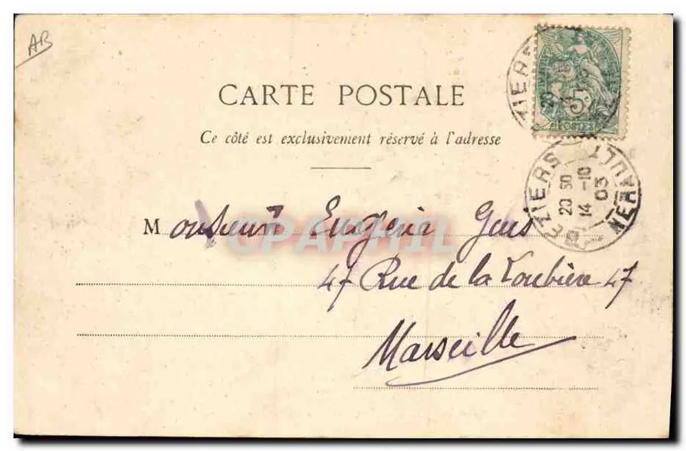 Arènes de Béziers — La Mise à Mort — M. P., Phot. - Davinif - Rückseite