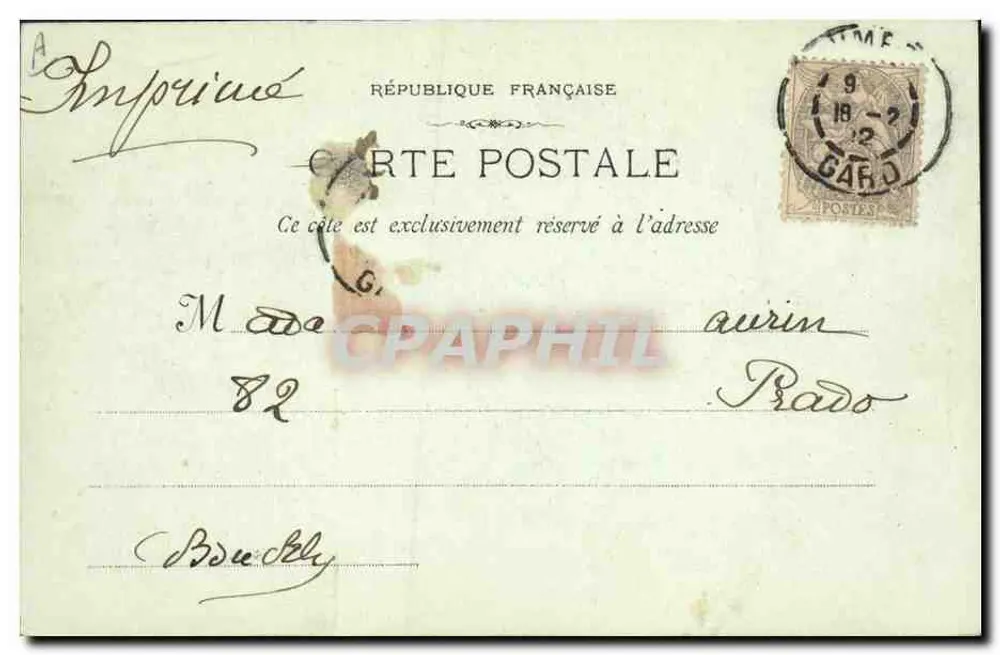 Stierkampf. Vorbereitung auf die Banderillas — L. Simourmet, Phototypie L. Lagour & L. Simourmet, Marseille - Rückseite