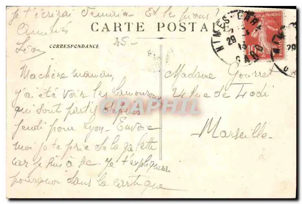 Stierkampf — Matador, der eine assistierte Muleta-Passage ausführt — unbekannter Verlag, Nr. 11 - Rückseite