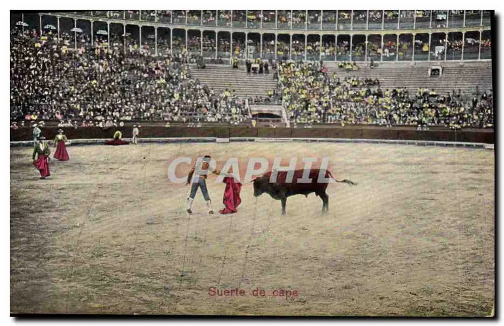 Suerte de capa — espetáculo de touro — n° 3270 - Frente