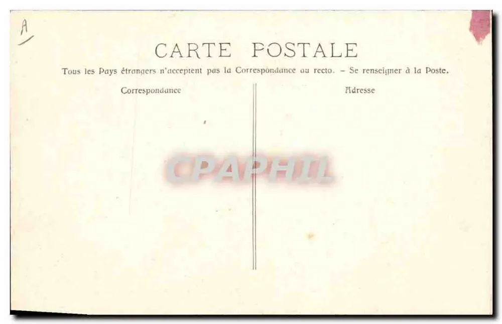 Stierkampf — Puntillero gibt den Todesstoß — Fotograf E. Laouguer, Marseille - Rückseite