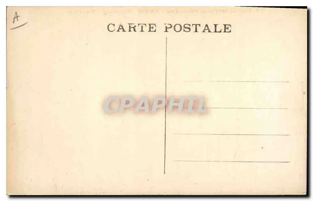 Französisches Kriegsschiff — Französische Marine — Paris — Turbinenpanzerkreuzer — Ansichtskartenverlag - Rückseite