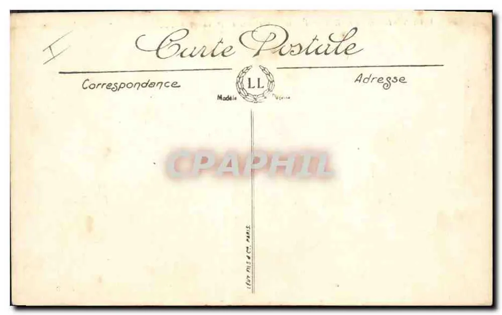 Kriegsschiff — "Patrie", Schlachtschiff erster Klasse — Verlag LL, Nr. 79 - Rückseite