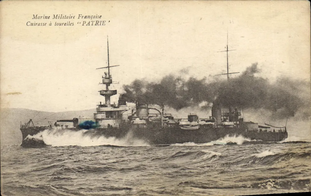 Französische Marine — Turmpanzerkreuzer "PATRIE" — Verleger unbekannt - Vorderseite