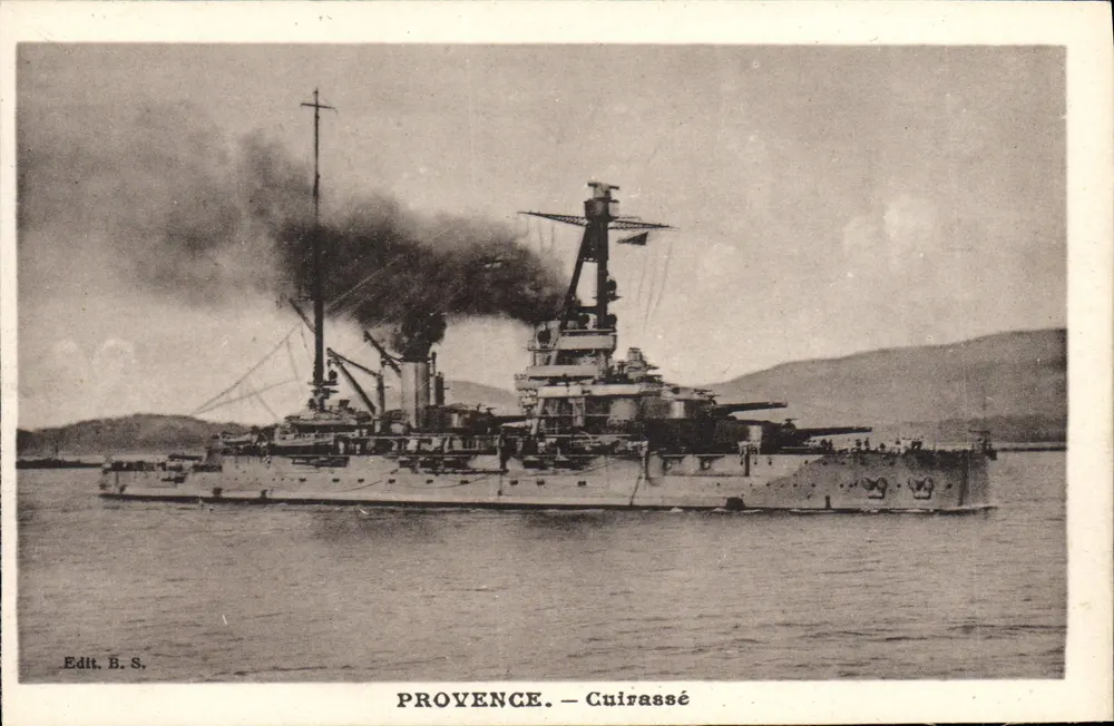 Provence — Cuirassé — Edit. B.S. - Frente