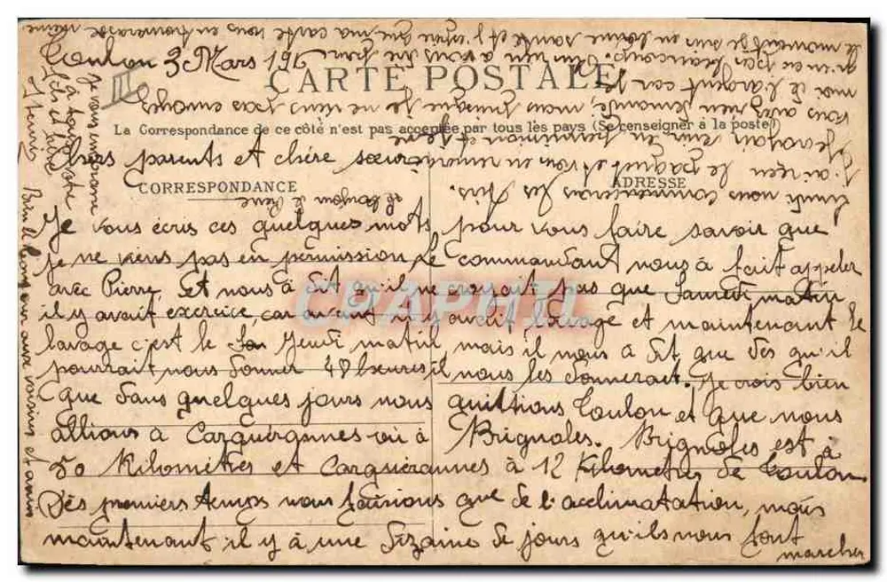 Die « Pertuisane », Gegen-Torpedoboot — A. Bougault, Nr. 512 - Rückseite