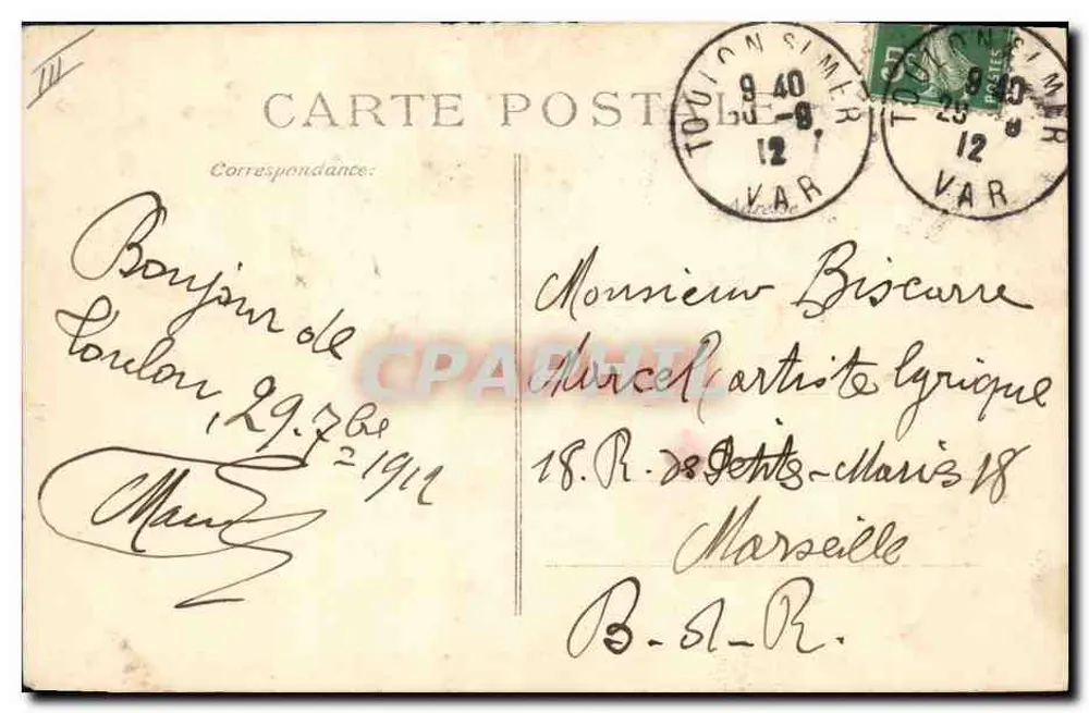 Marine Nationale — « Paris », Dreadnought-Flottenpanzerkreuzer — Verlag E-D - Rückseite