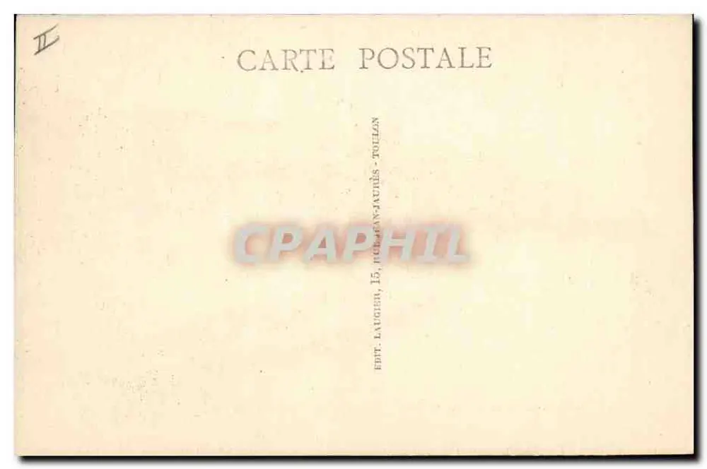 Kriegsmarine "PATRIE" — Panzerkreuzer — Verlag Laugier, Toulon - Rückseite