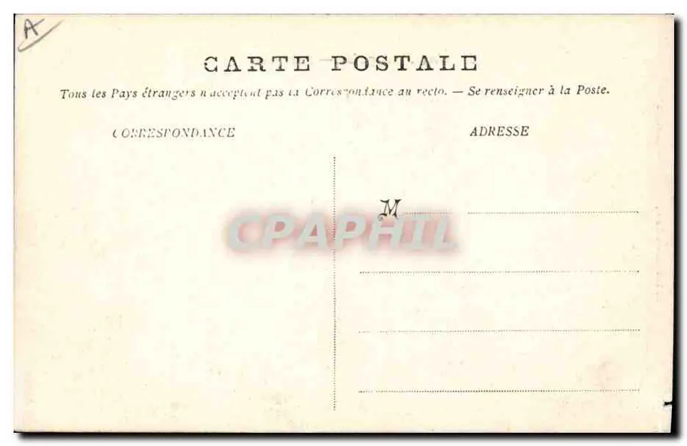 Marinha Francesa — Le Pothuau — Edição Maison Batti, Cherbourg - Verso