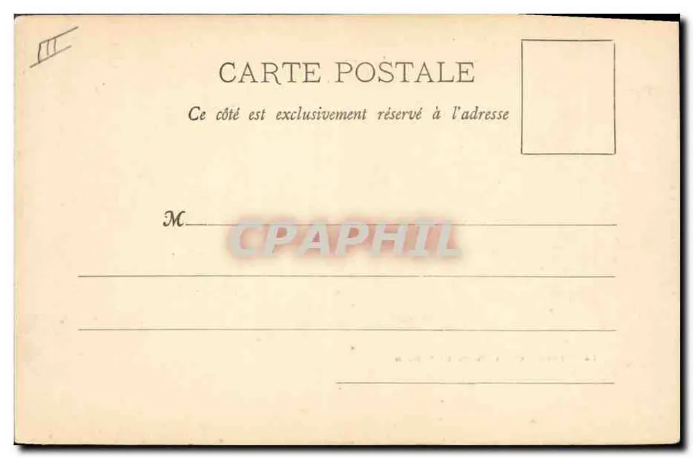Das "Pothuau" im Hafen von St-Malo — Phototypie A. Bergard et Cie, Nancy — Seriennummer nicht sichtbar - Rückseite