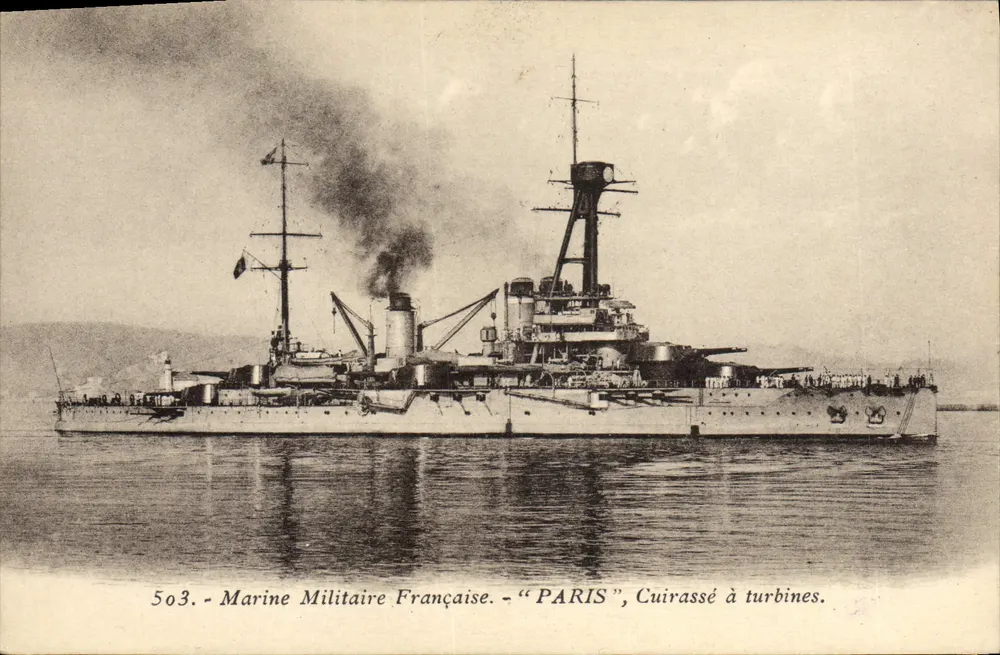 Kreuzer "PARIS" — Französische Marine — n° 503 - Vorderseite
