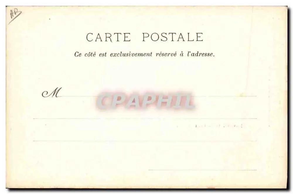 Ragazza di Carhaix (Finistère) — con placca luce — edita da J. Royes di Nancy, Direttore di Artifici, Rue Haute Grande-Rue a Nantes. - Verso