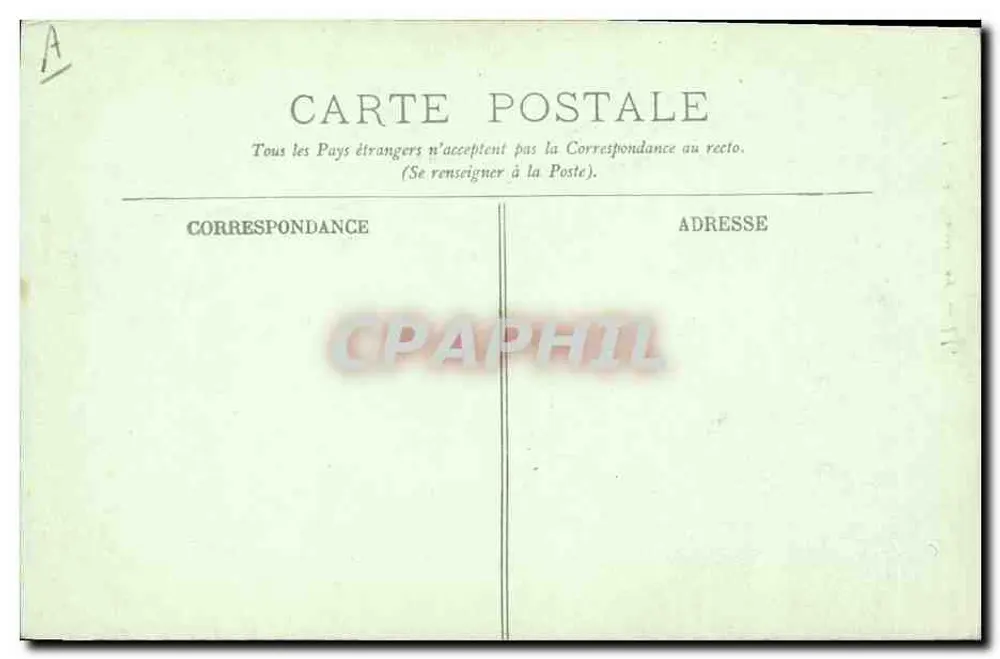 Giovane ragazza di Concarneau — in abito tradizionale vicino a un sentiero — LL. n°59 - Verso