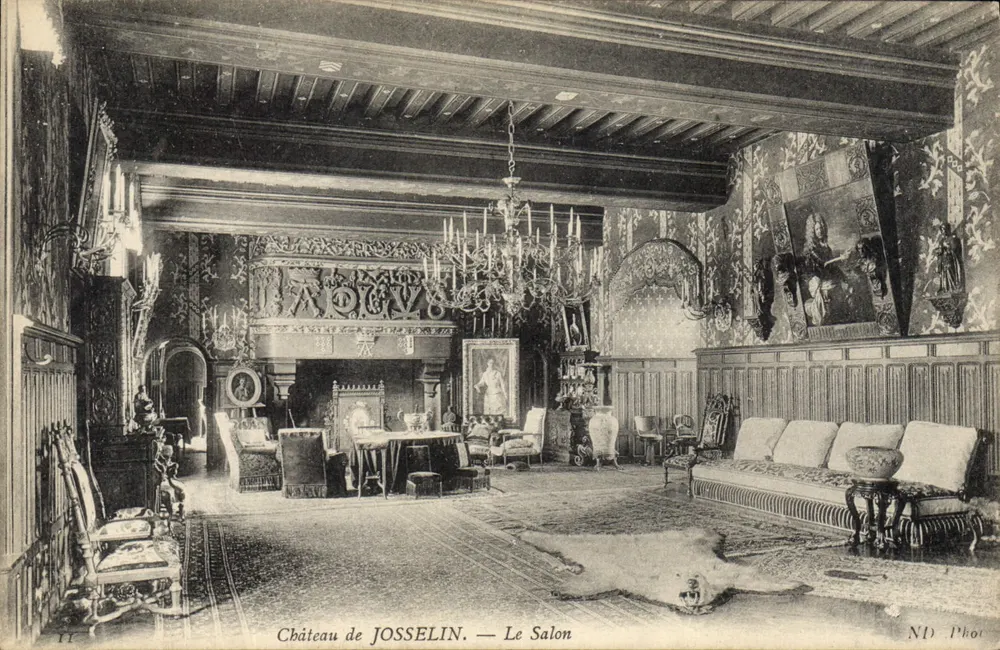 Schloss JOSSELIN — Der Salon — ND Phot - Vorderseite