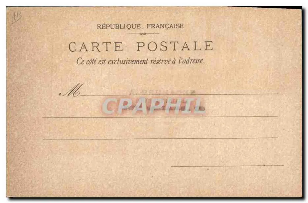 Kinder, die im Park spielen — A. BRUNACHE, BOITE AUX LETTRES, NÎMES - Rückseite